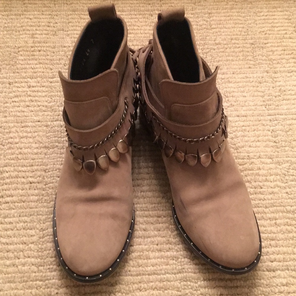 Worn 5x Freda salvador grey/taupe boots